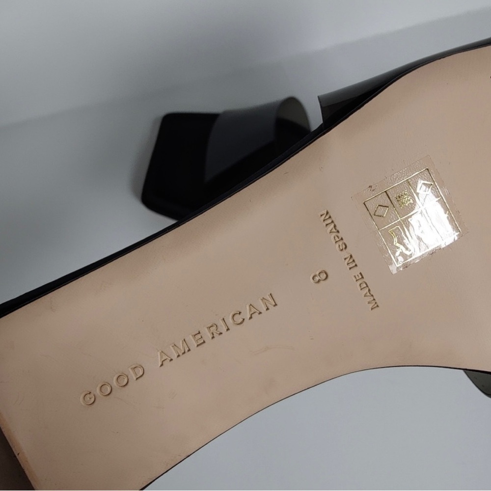 Nib / Good American / Block Heel Slide / Size 8 - image 7